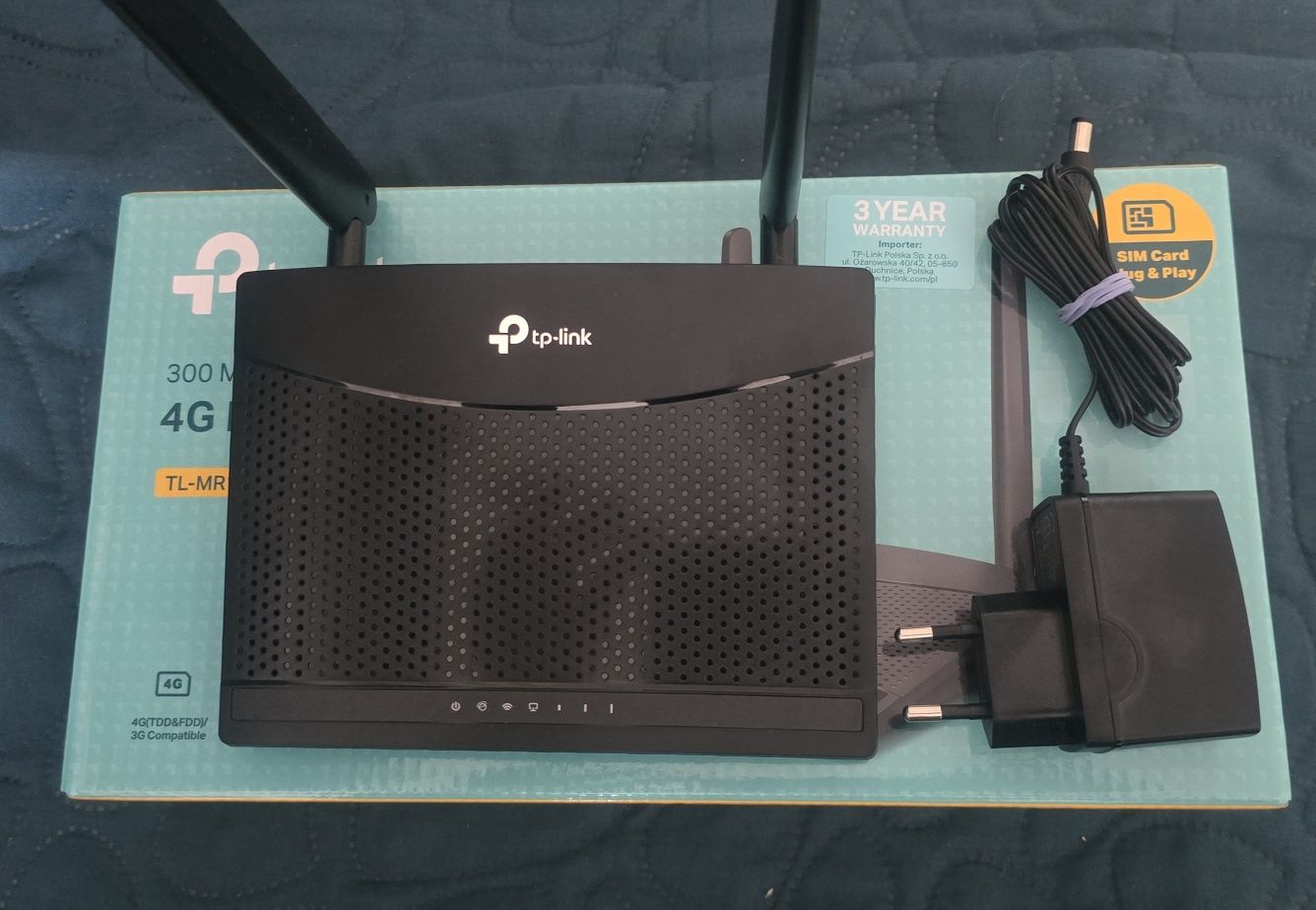 Router TP Link TL-MR 100 4G Na gwarancji.