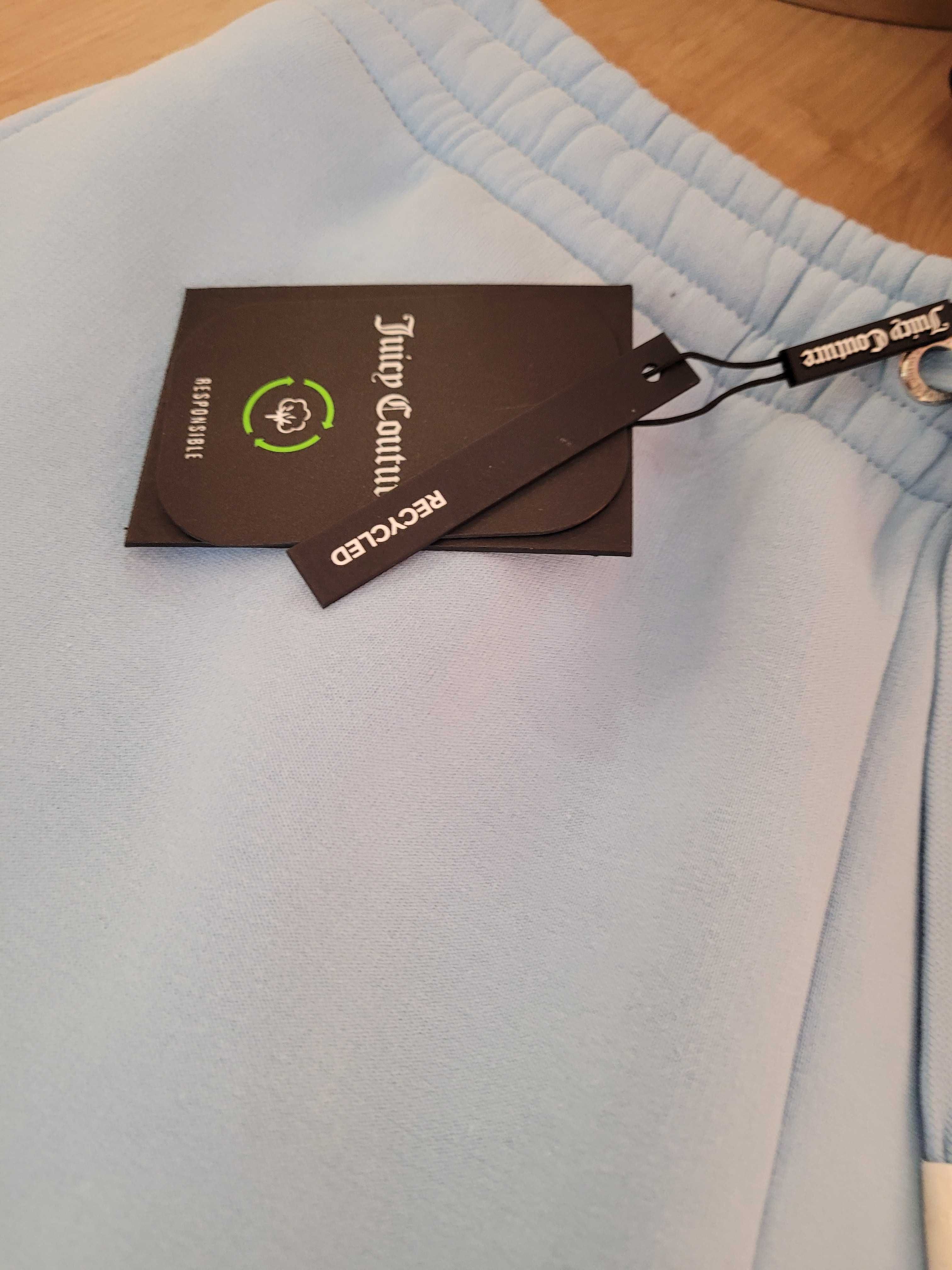 Juicy Couture Spodnie dresowe błękit