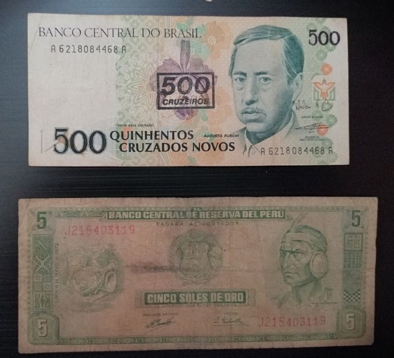 notas Rodhesia notas Perú notas Finlandianotas Brasil
