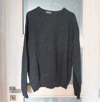 Męski ciemnoszary (melanż) sweter marki Belika 50 M