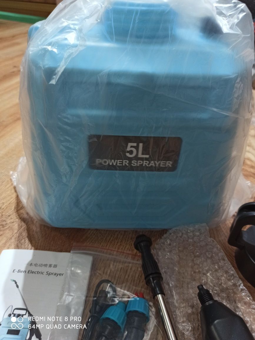 Opryskiwacz akumulatorowy 5L ładowanie USB