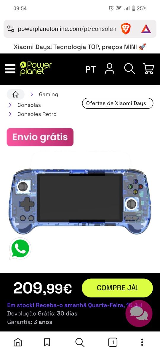 Anbernic RG 556 como nova