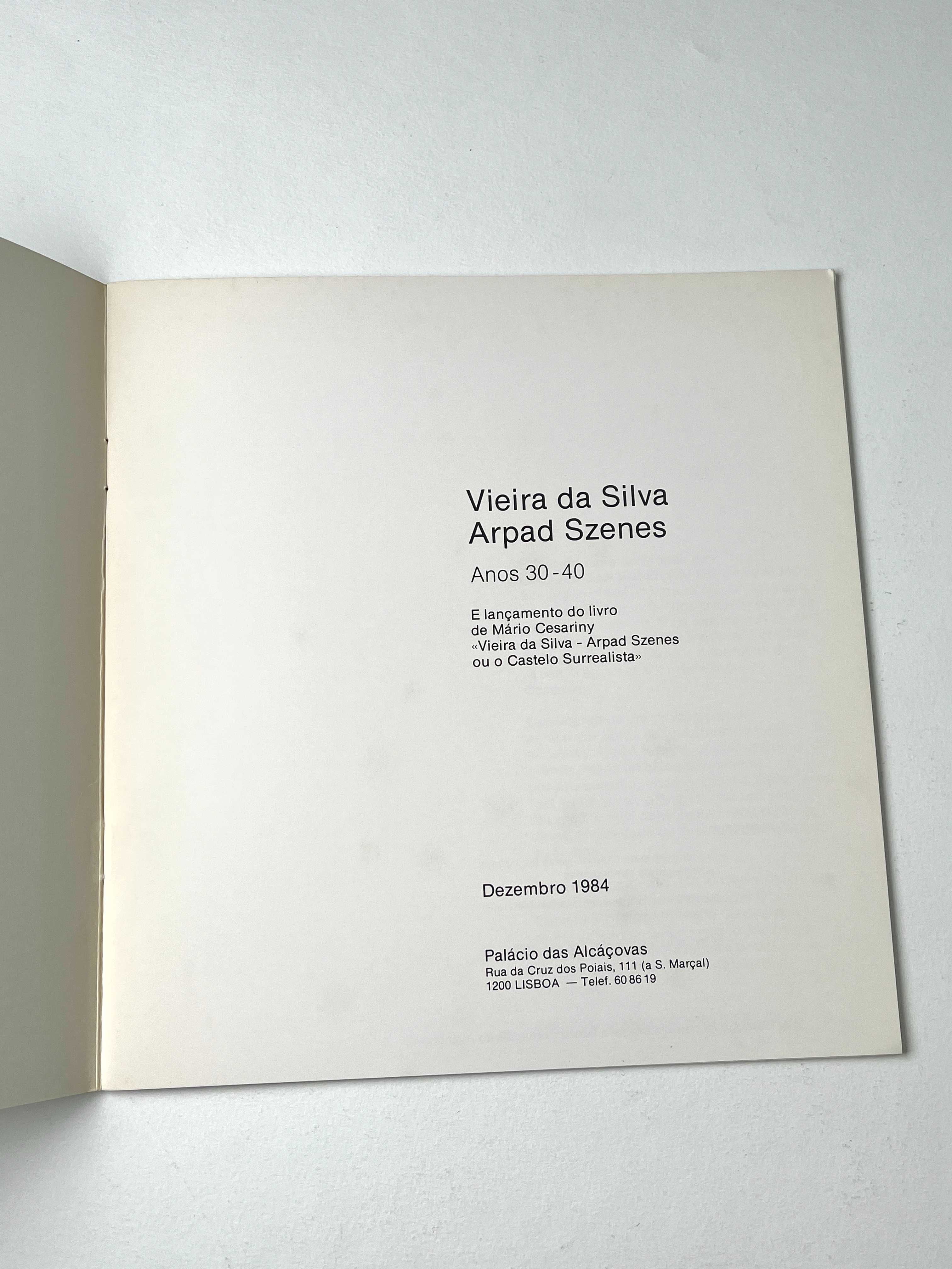 Vieira da Silva, Arpad Szenes: anos 30-40 Galeria Valentim de Carvalho