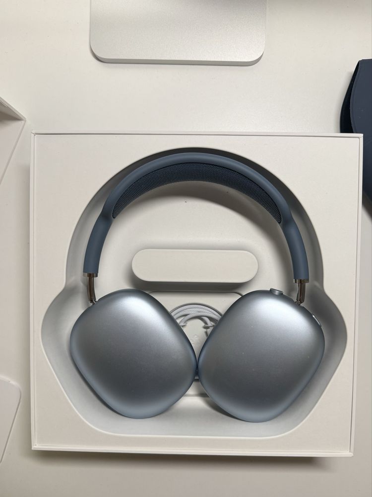 Apple AirPods Max USB-C Blue - Jak Nowe (FV, gwarancja)