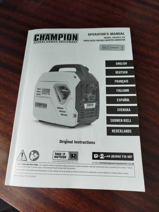 Генератор Champion