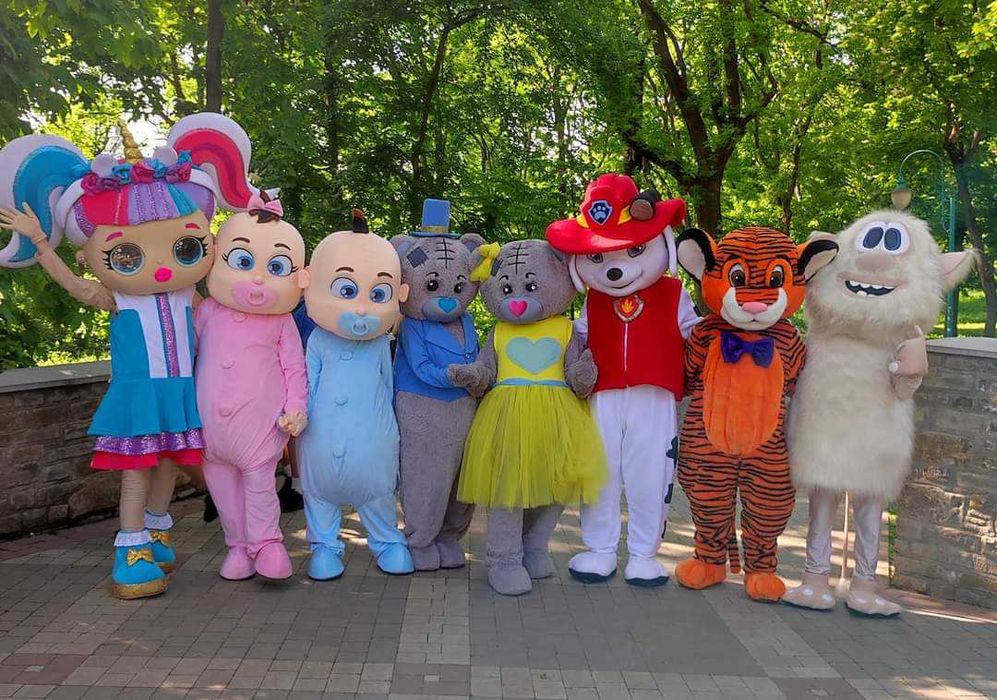 Аніматори / ростові ляльки / бульбашкове шоу Кам'янець-Подільський