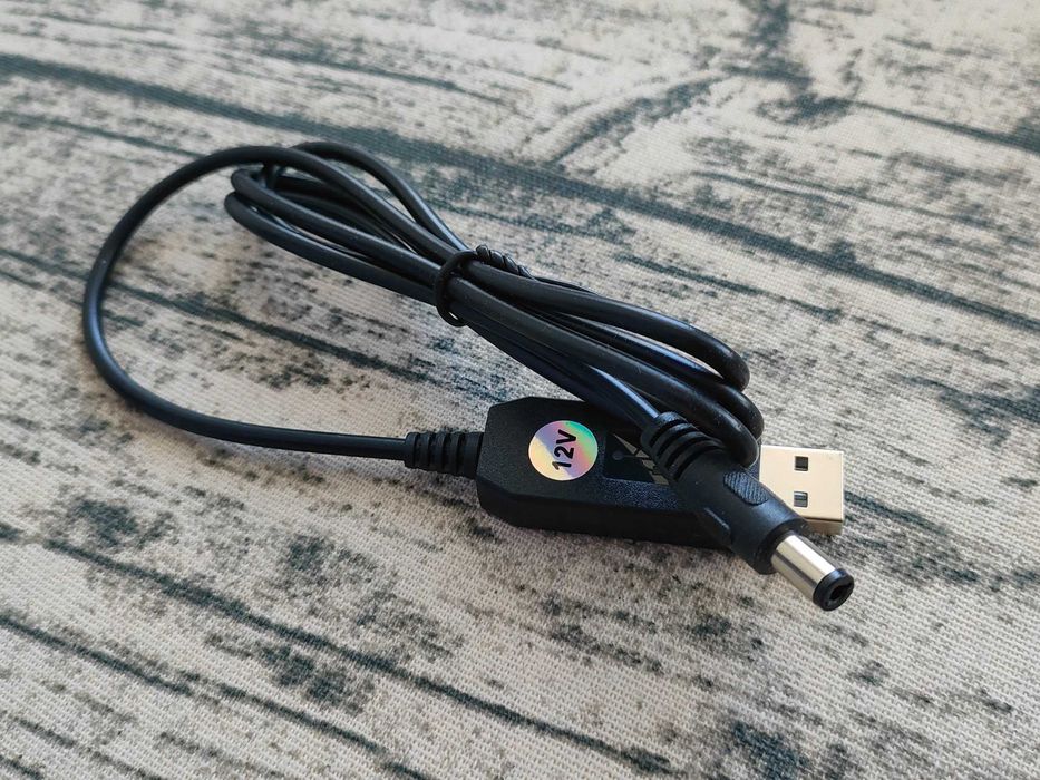 Кабель перетворювач KWS 912V USB DC з 5V до 9 12V для роутера