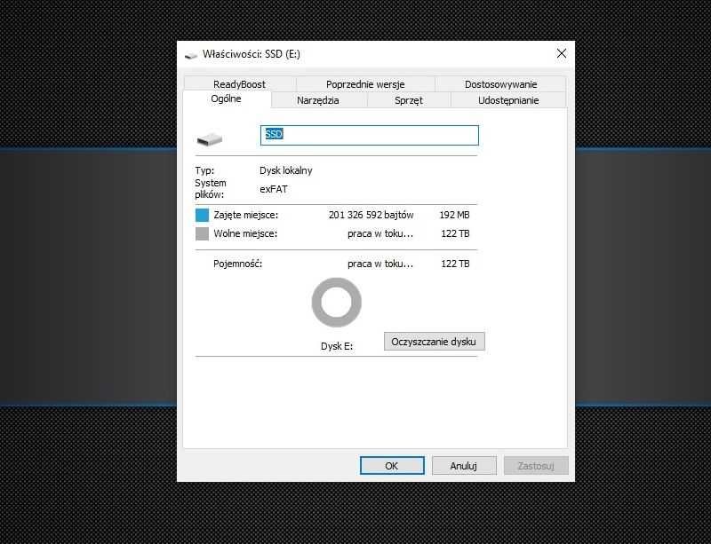 Dysk zewnętrzny Portable SSD 128TB nowy czar