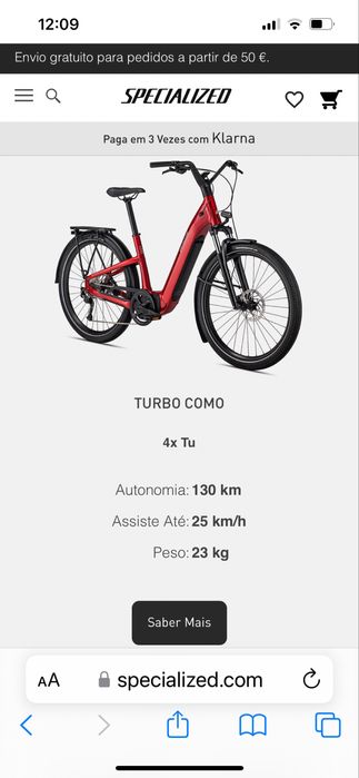 Specilize Turbo Como 5.0 ( 100km)