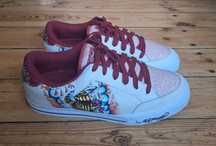 Męskie skórzane oryginalne sneakersy Ed Hardy rozmiar 45 29 cm