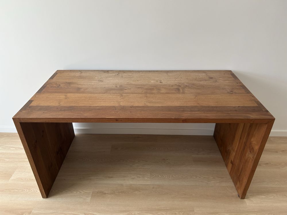 Mesa de madeira maciça 160x80cm
