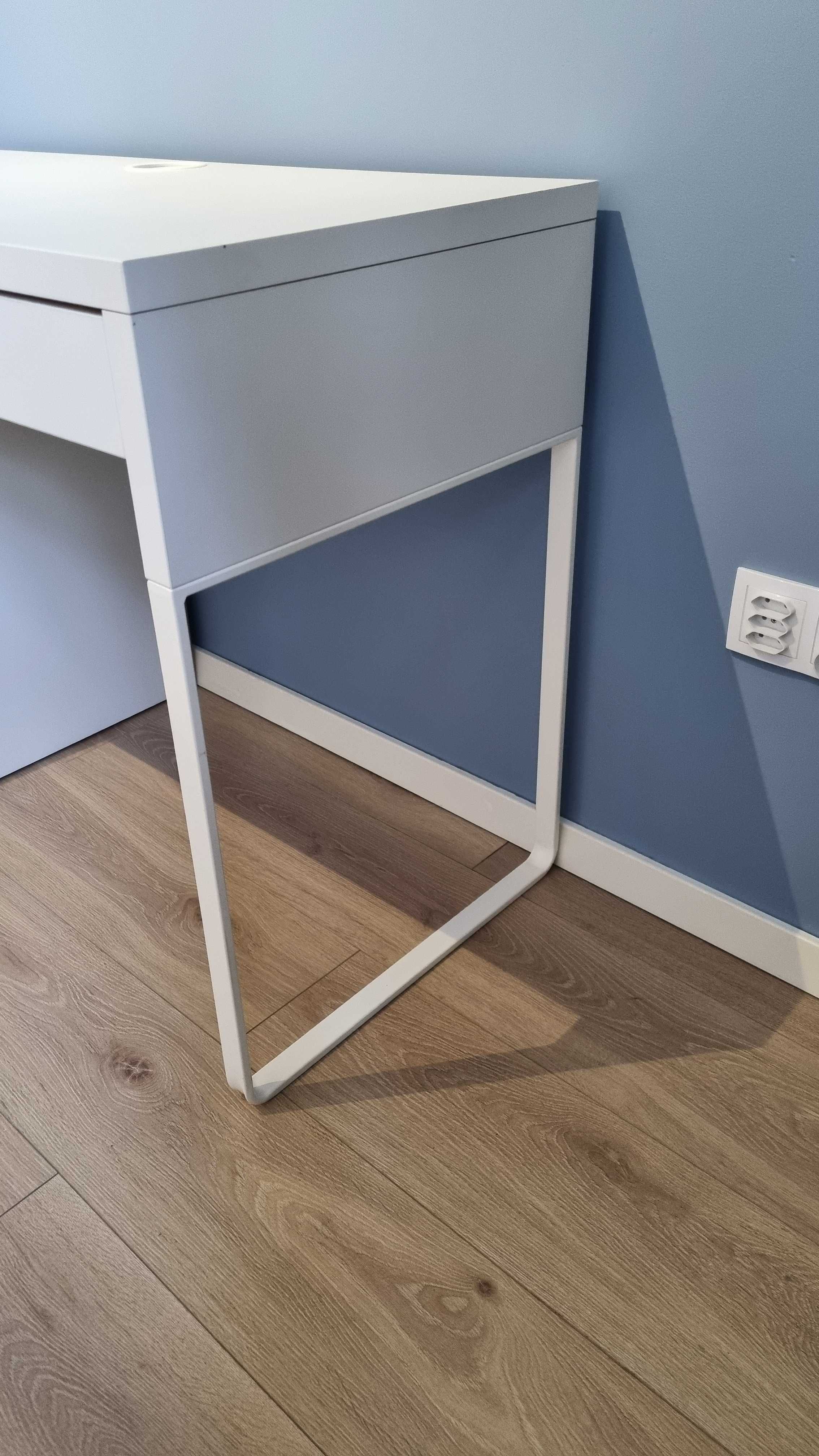 IKEA MICKE biurko 105x50 białe okazja super stan + plecki gratis