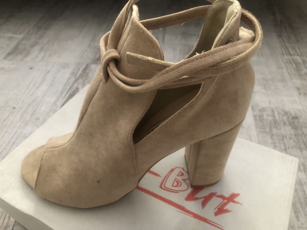 Zamszowe botki, roz. 40