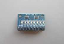 Arduino STM32 плата индикации 8 светодиодов с резисторами выводы PLS