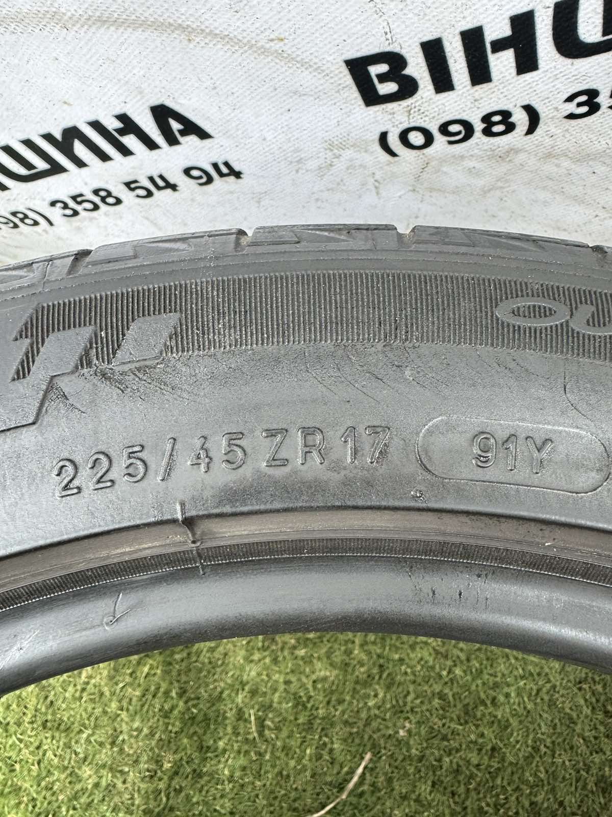 Шини пара 2 шт 225/45 R 17 Michelin pilot sport. Літо.