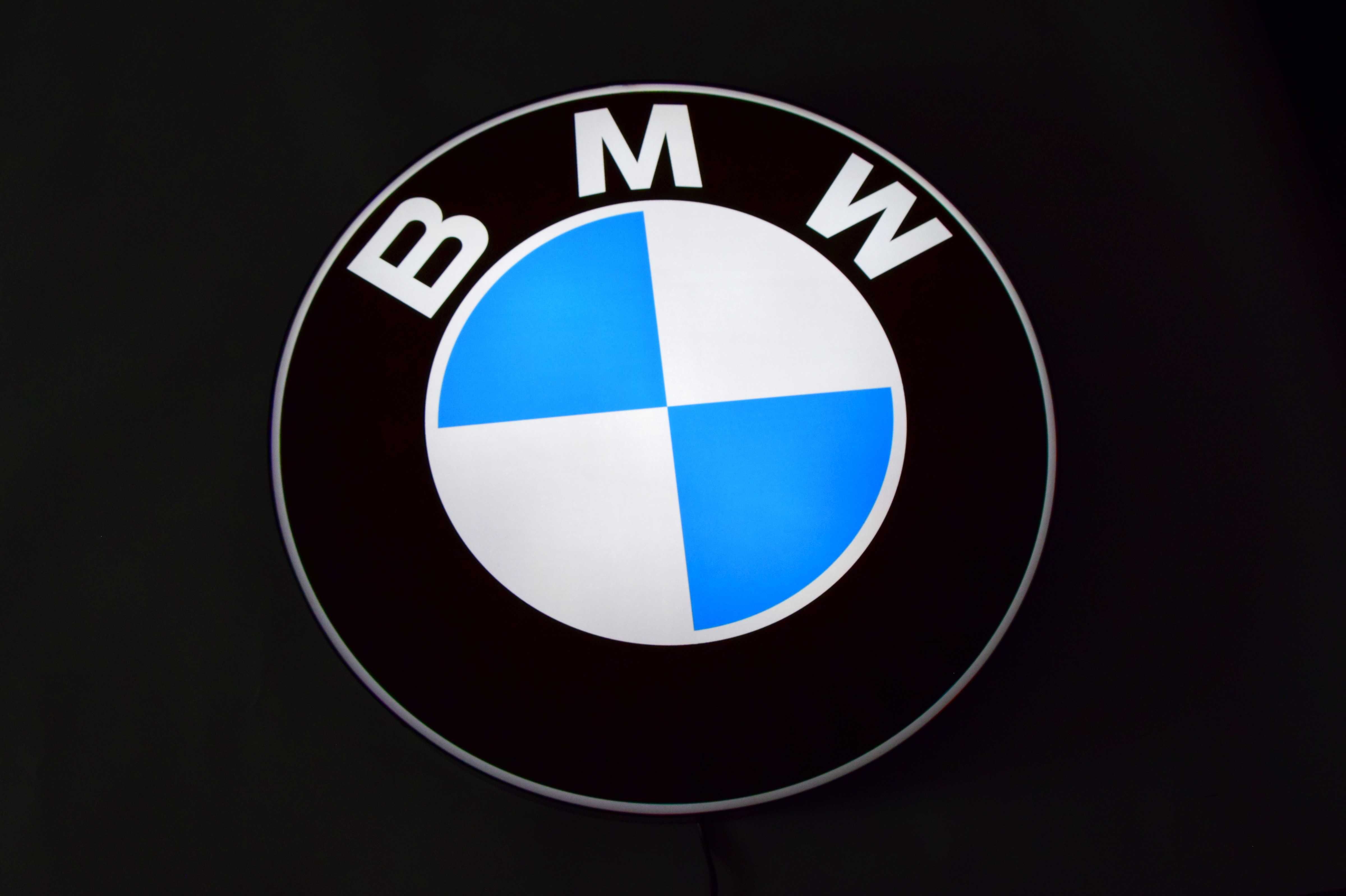 LED Neon BMW, Reklama 3D, Kinkiet, Lampka, Plafon, Baner, Kaseton, LED