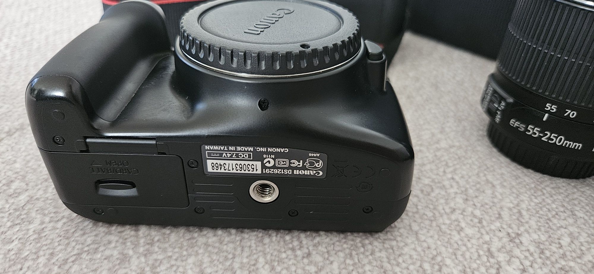 Canon Eos 1100D + Canon EFS 18-55 mm + Canon EFS 55-250 mm
