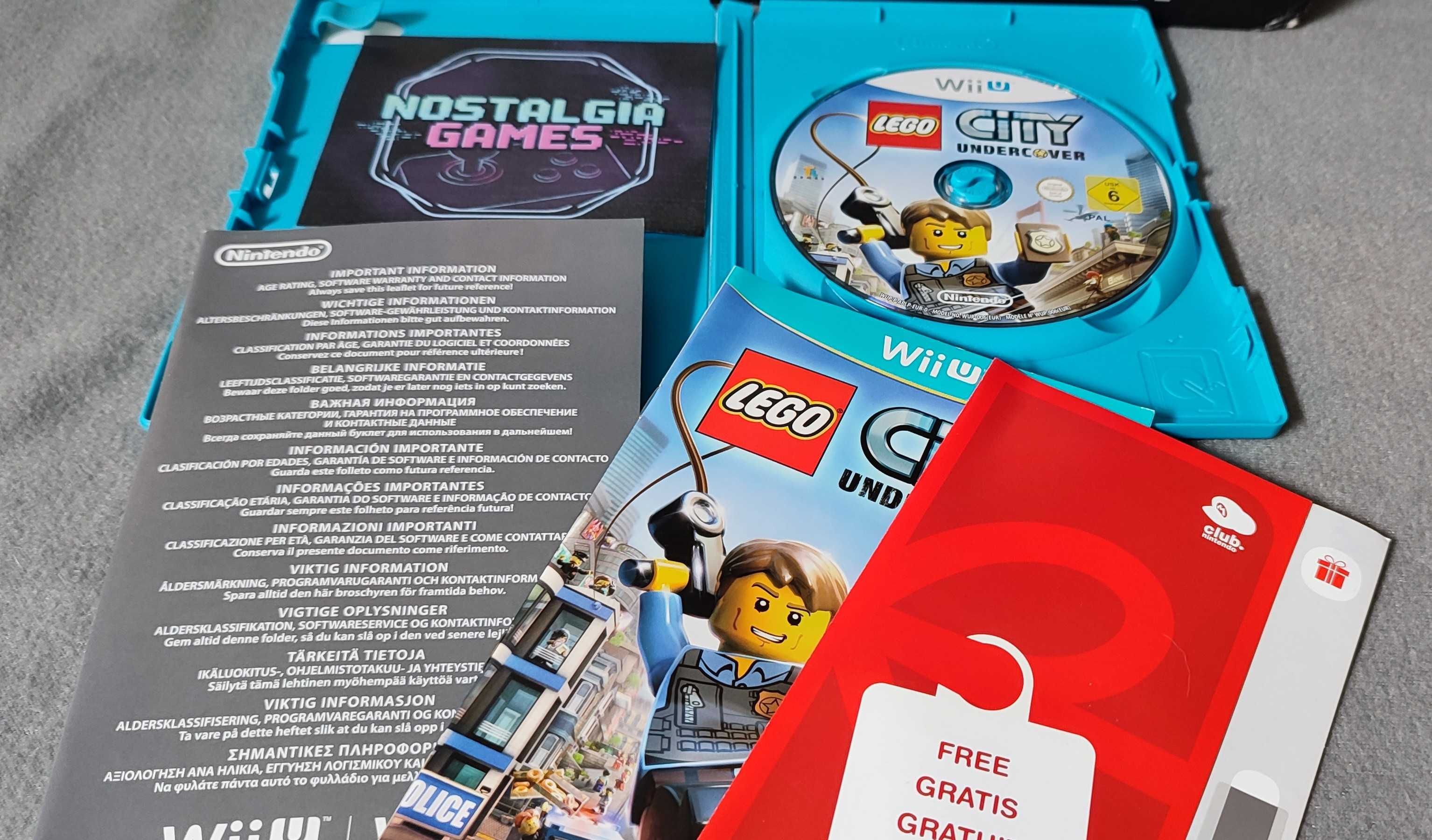 Nintendo WII U Edição Limitada Lego City Undercover