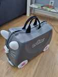 Trunki Jeżdżąca Walizeczka Szaro/Rozowa