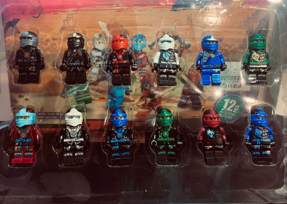 ' Figurki Ludzik NinjaGo Zestaw 12 szt Figurek Klocki
