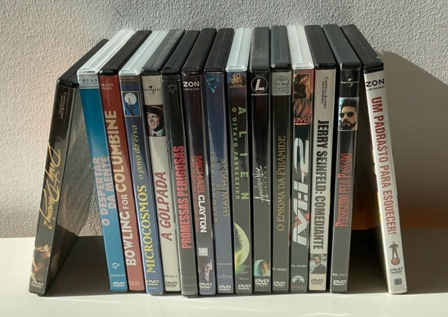 Coleção de DVDs originais