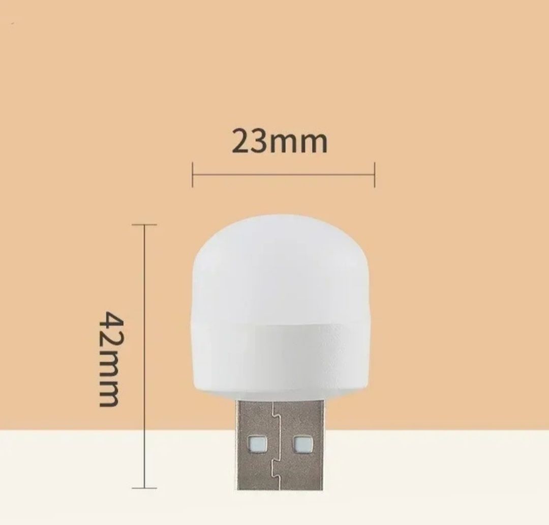 USB светильник фонарик Led лампочки ночник для power bank