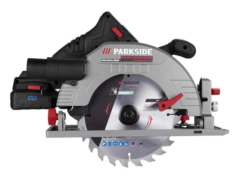 Akumulatorowa ręczna piła tarczowa Parkside 40V PPHKSA 40-Li A1