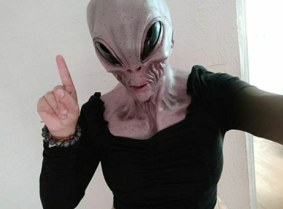 Máscara ET Alien Extraterrestre