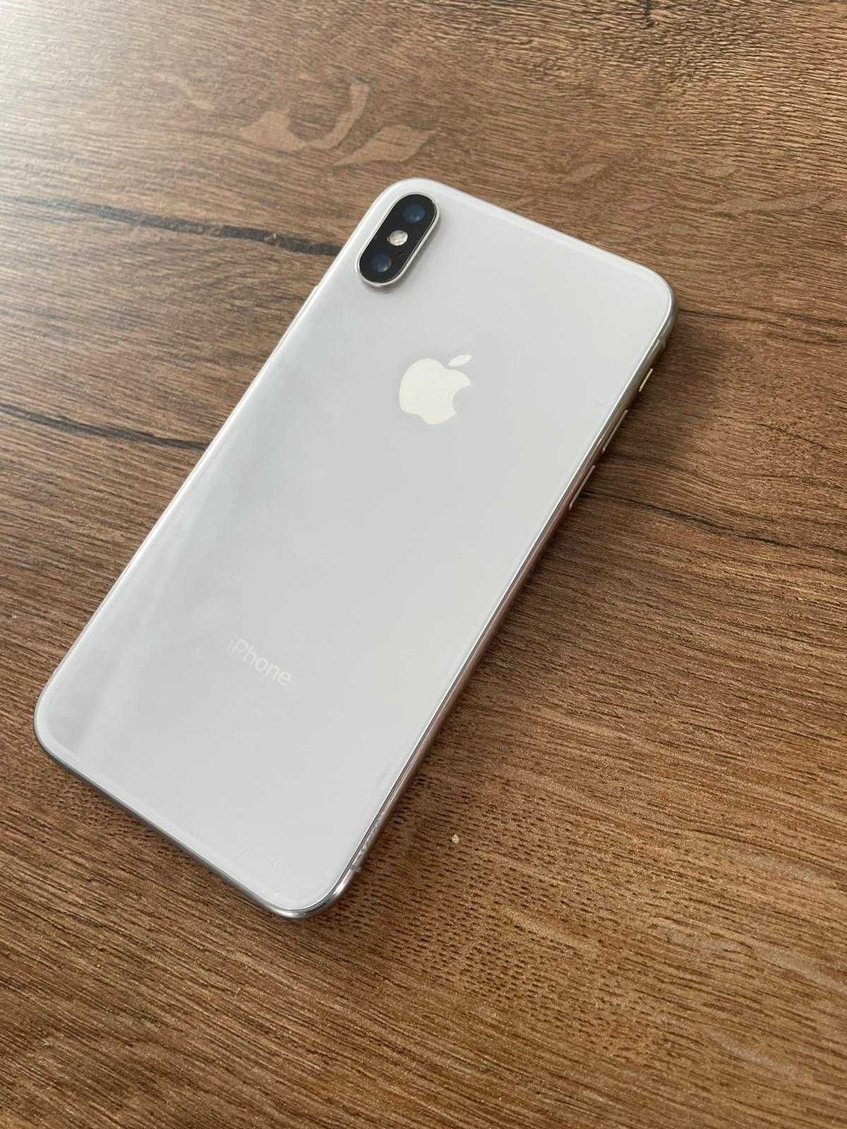 iPhone X 64GB / Biały / oryginalne opakowanie / 89% baterii