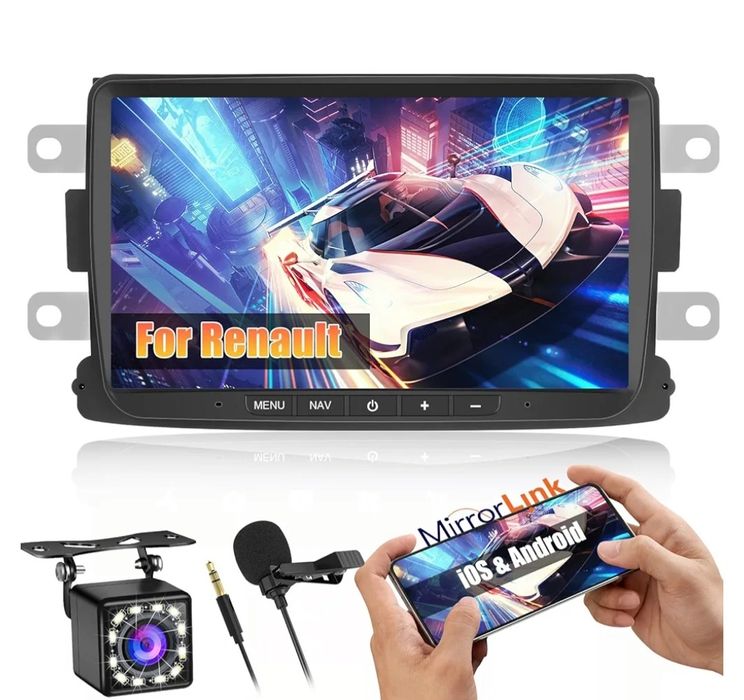 Hikity Radio samochodowe z systemem Android 13 do Renault Captur