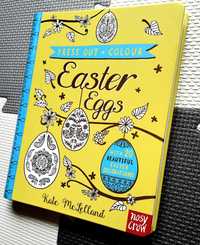 Easter Eggs wykrawanka książeczka aktywizująca po angielsku Wielkanoc
