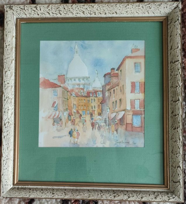 obraz Safronow akwarela Sacre Coeur