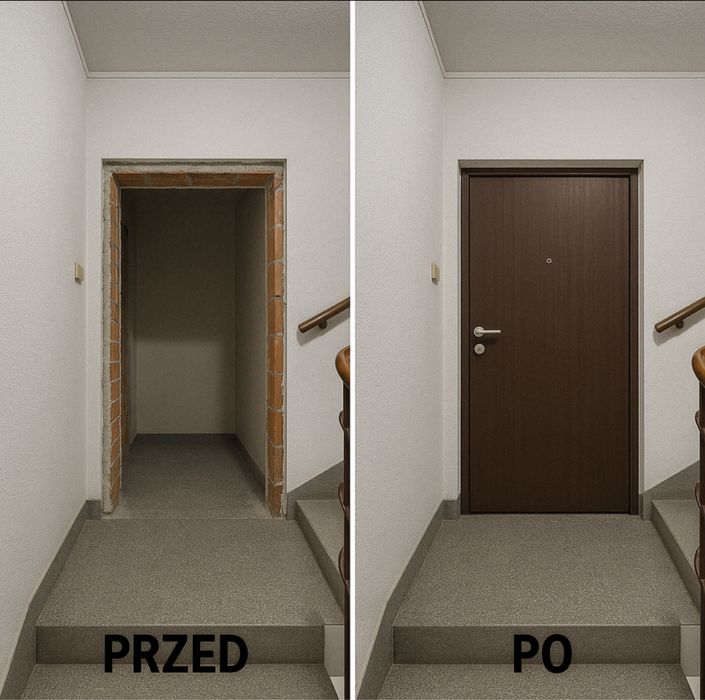 Montaż drzwi Zabrze Gliwice Wewnętrzne,zewnętrzne,Skracanie,Regulacja