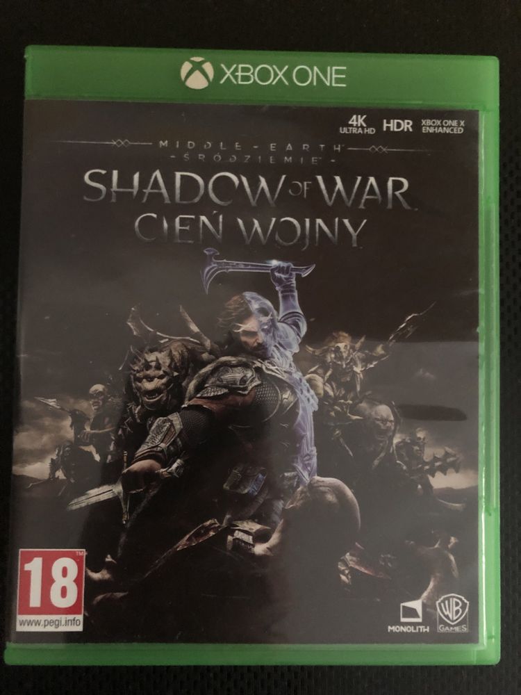 Shadow Of War Cień Wojny Xbox 2017 Polska Wersja