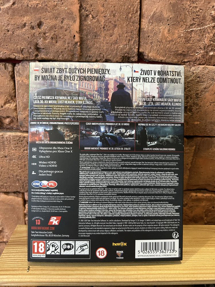 Mafia Definitive Edition PL Xbox One