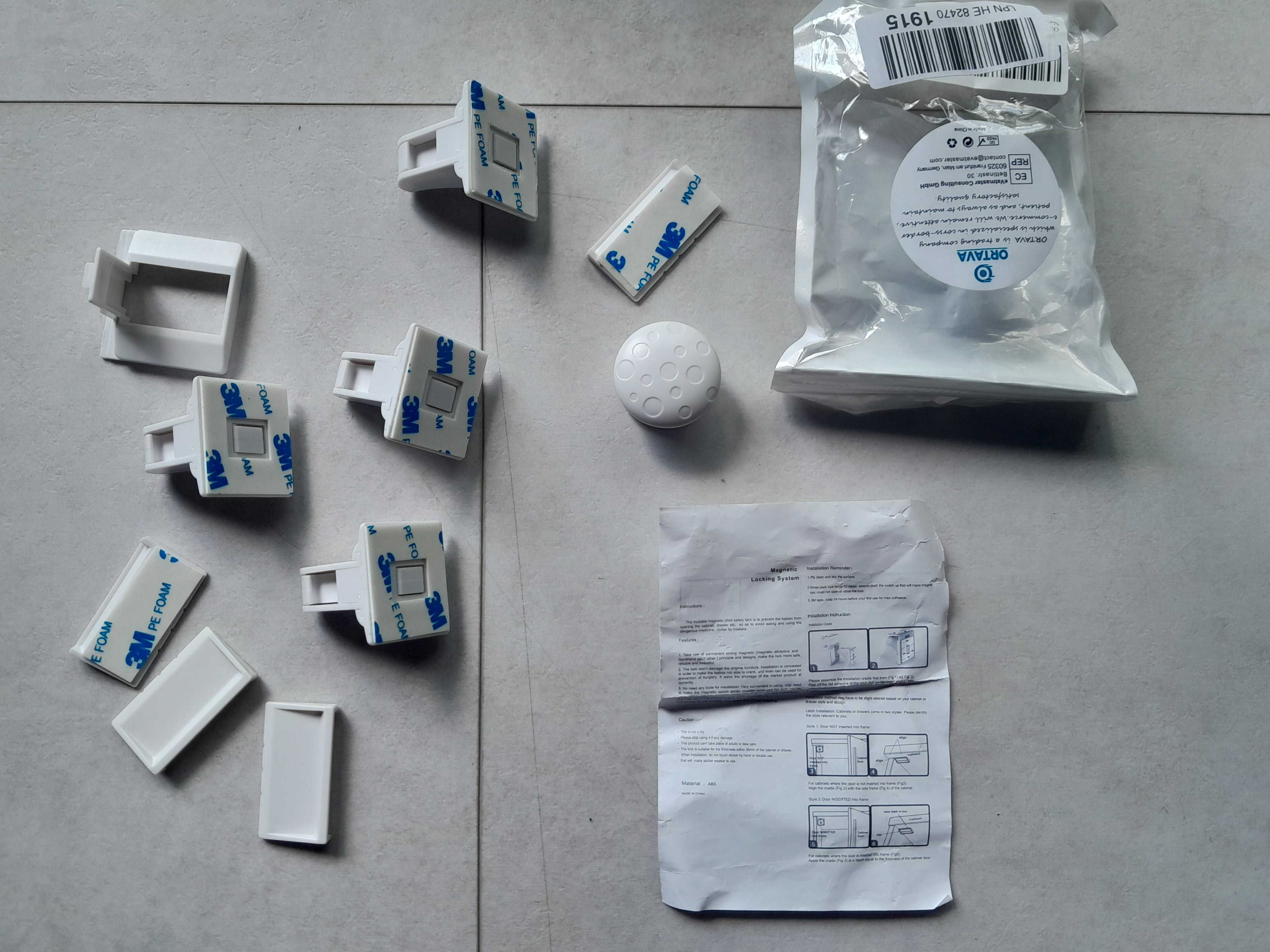Ortava Magnetyczny system blokujący szuflady szafki blokada outlet
