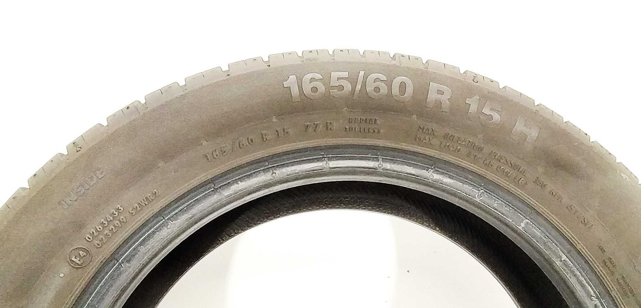 4x 165/60 R15 Continental EC5 opony letnie 7 mm /nr2 AYGO montaż