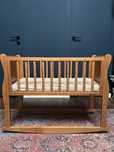 Mini łóżeczko Woodies Noble Crib 90×40 vintage + płozy + materac