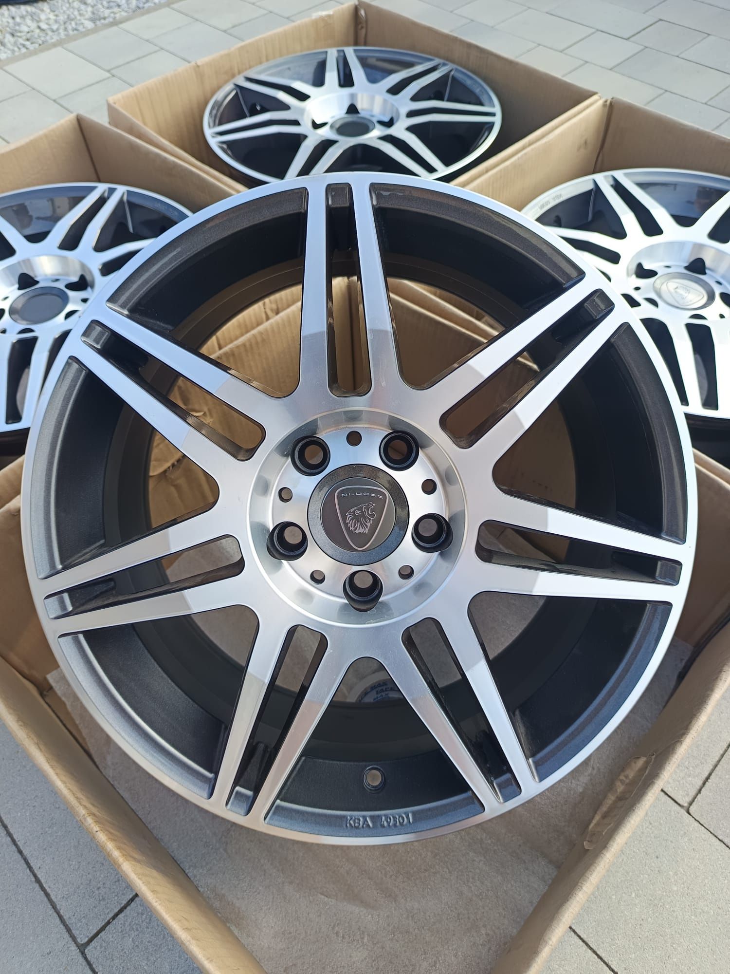 #AL2 Alufelgi R17 5x112 ET40 Audi A4 A5 A6 A8 Q3 Q5 Skoda Superb