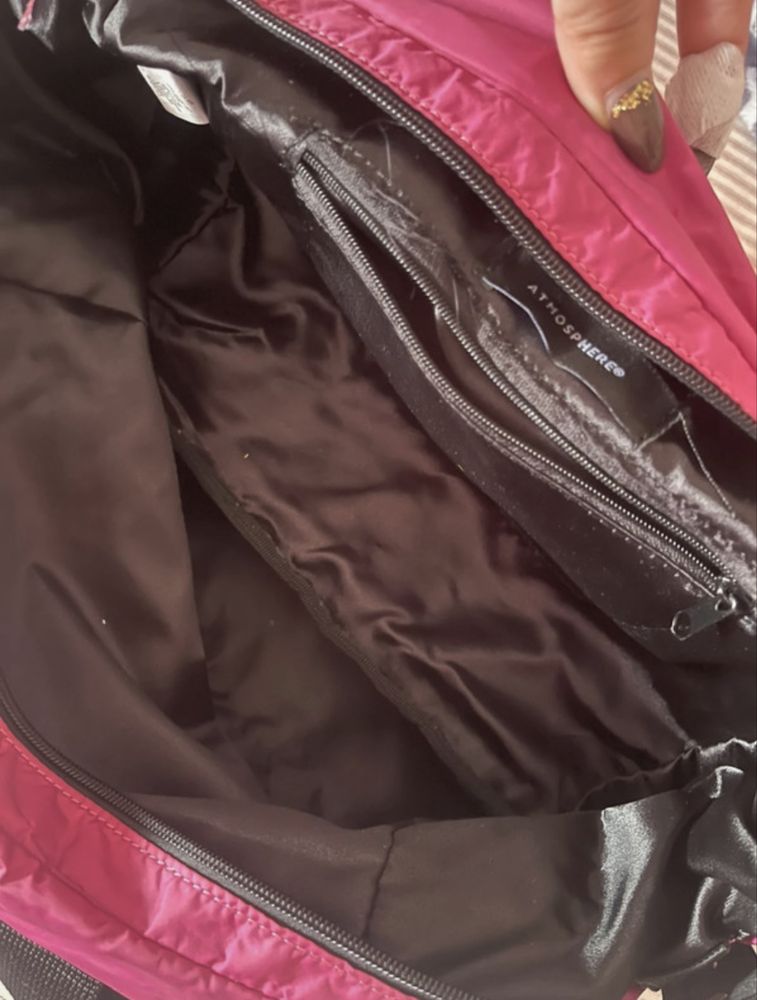 Saco de desporto rosa