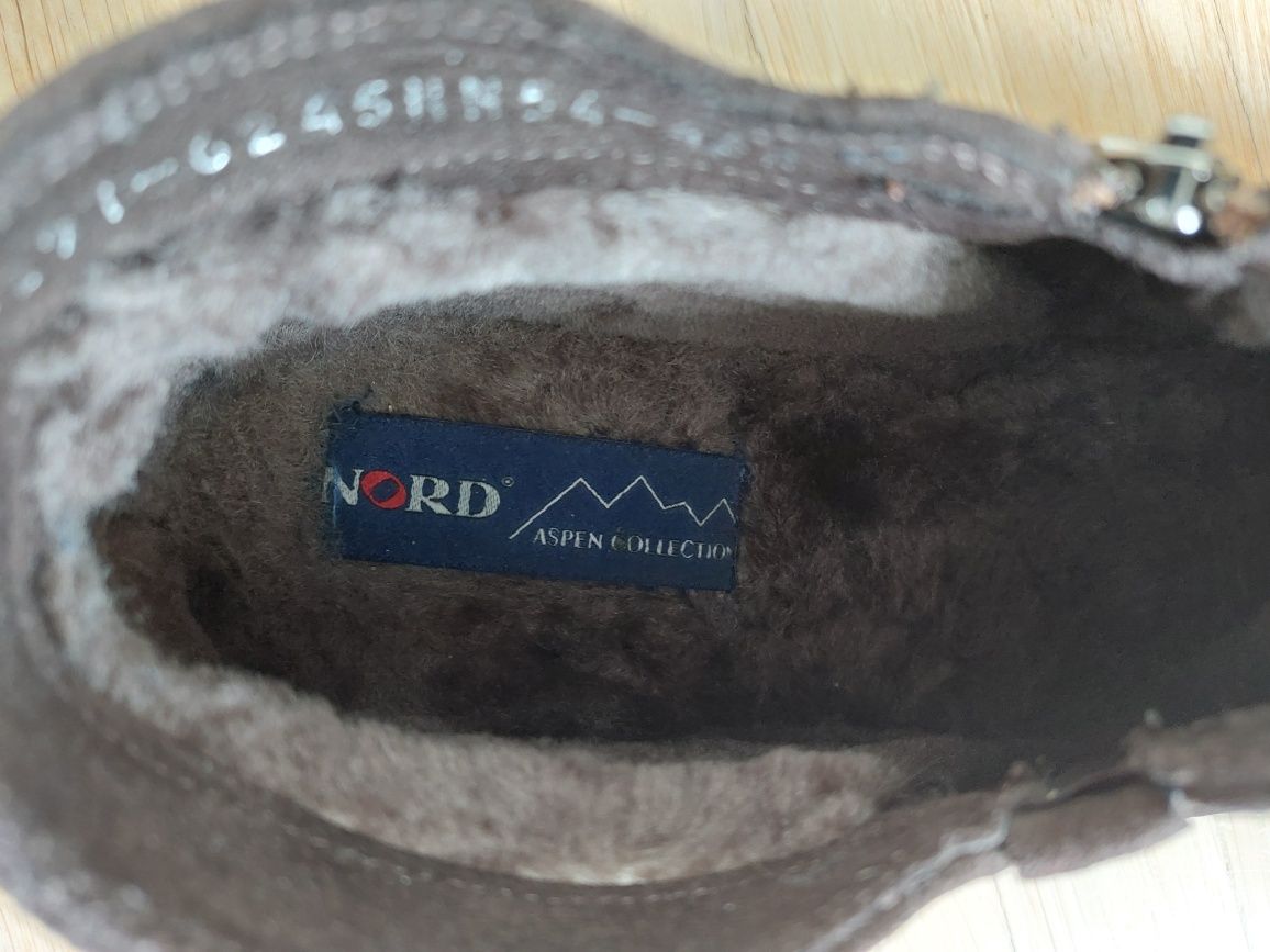 Buty Nord ocieplane rozm 45 skóra