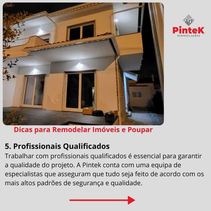 Remodelações, Obras, Reparações e Construções - A Solução é a Pintek