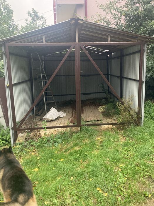 Навіс, гараж, сталь, профнастил, ворота