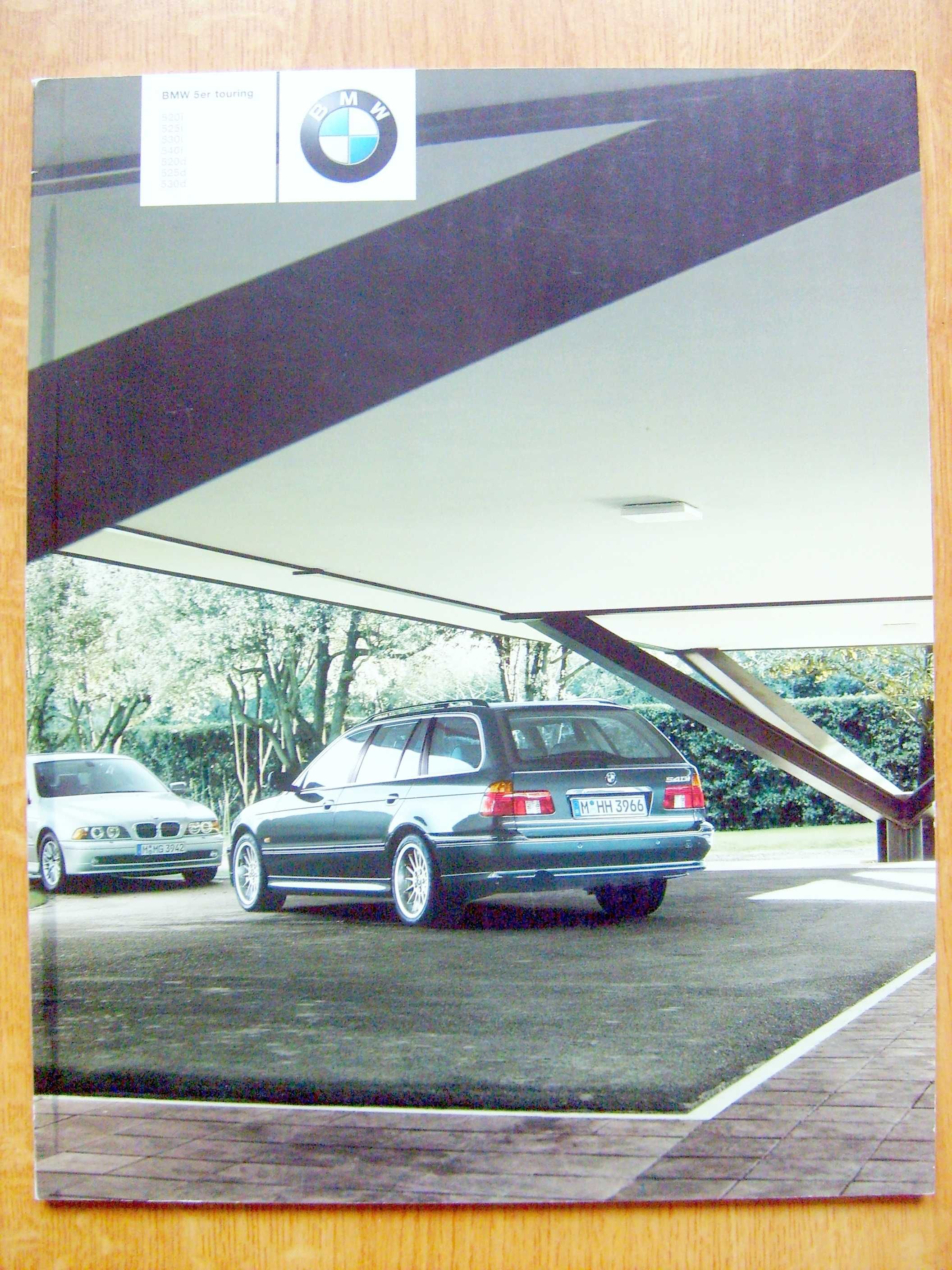 BMW seria 5 E39 Touring 2000 / bardzo obszerny prospekt - 90 stron !