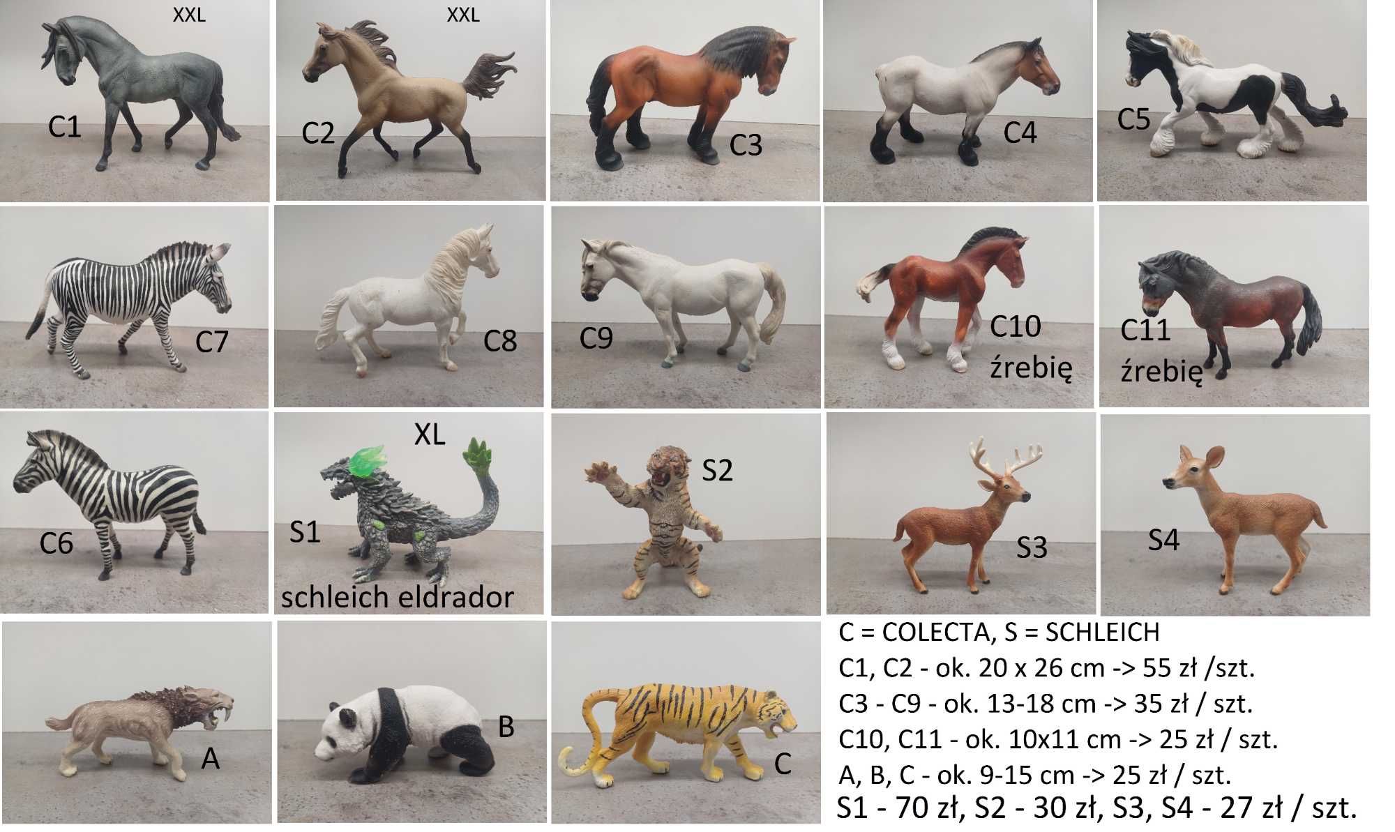 PREZENT Schleich figurka Colecta koń źrebię smok ELDRADOR  (S3/S4)