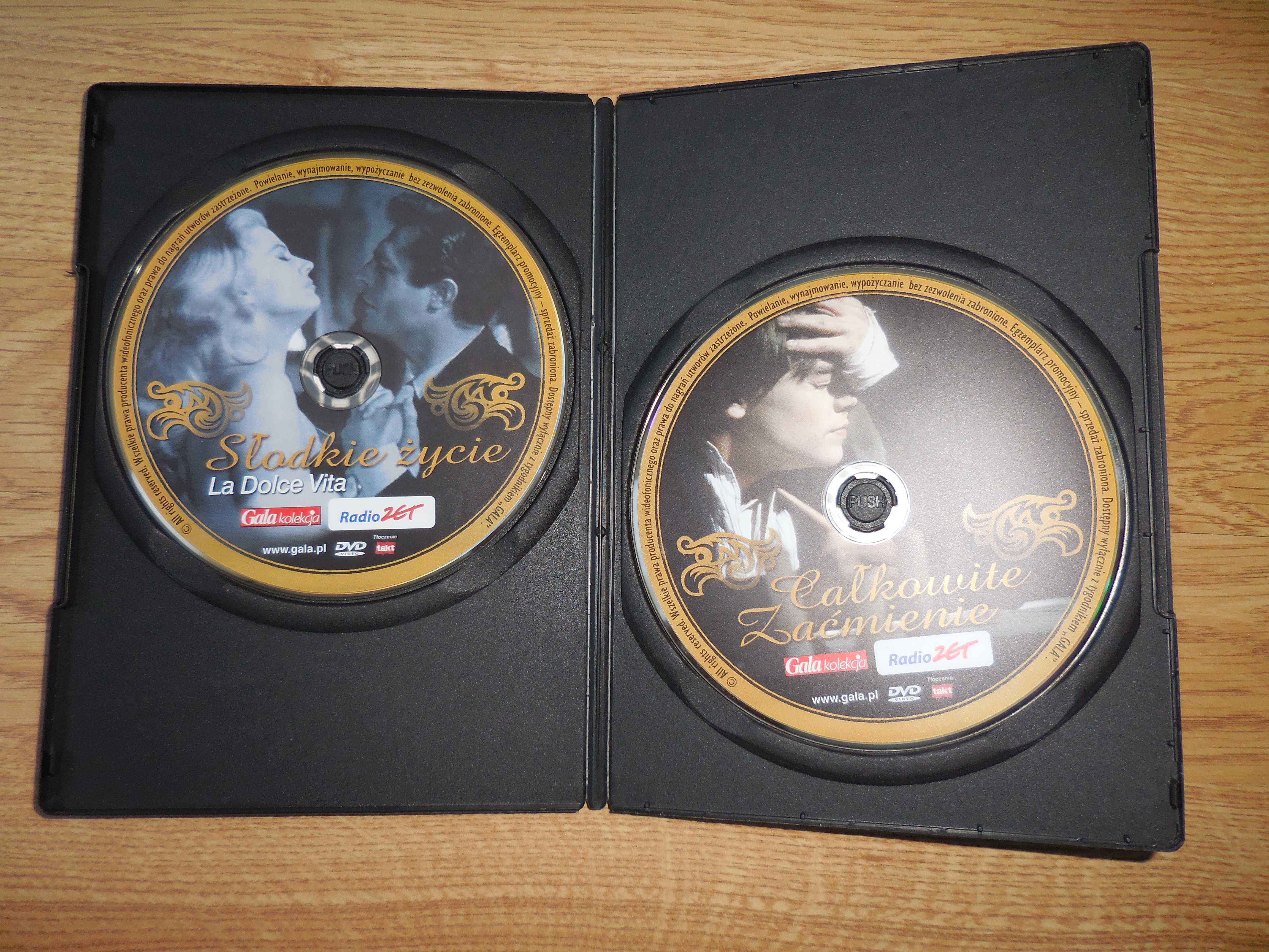 2 DVD - Słodkie życie 'Felliniego - Całkowite zaćmienie A.Holland