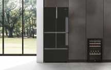 Lodówka HAIER HFF-750CGBJ Side by Side No frost 190.8cm Czarna