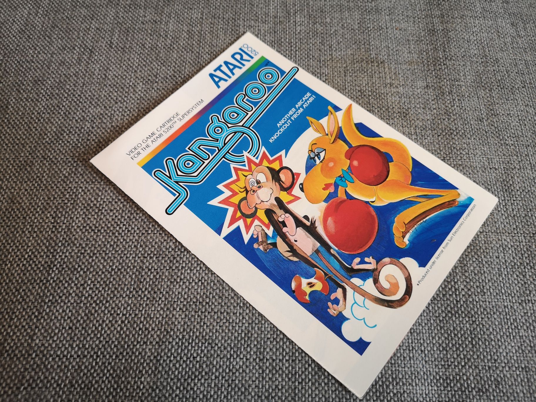 Kangaroo ATARI 5200 gra +instrukcja (RETRO 1983) rzadkość na rynku