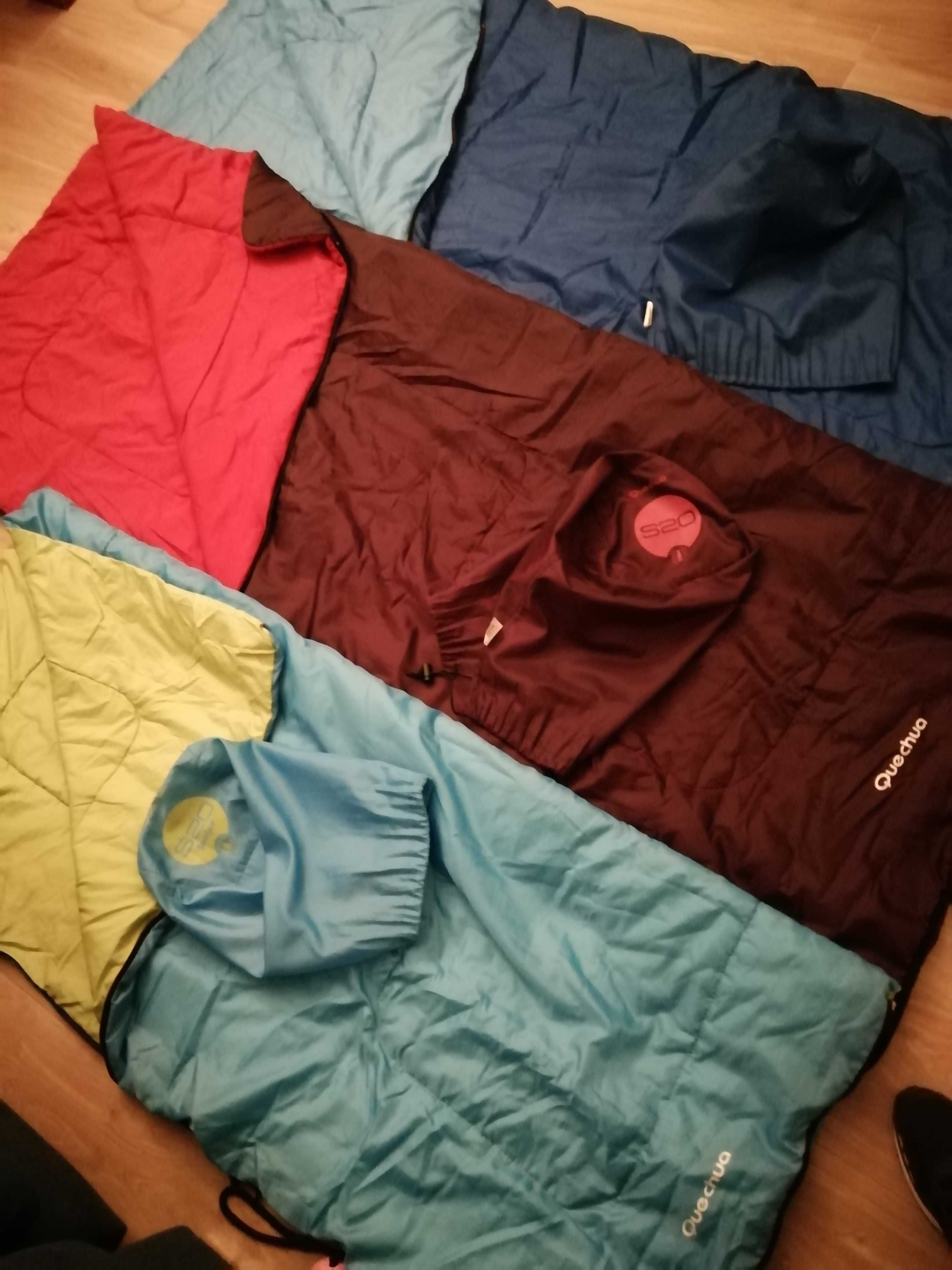Saco cama azul clarinho criança / Juvenil  COMO NOVO!!  Quechua*