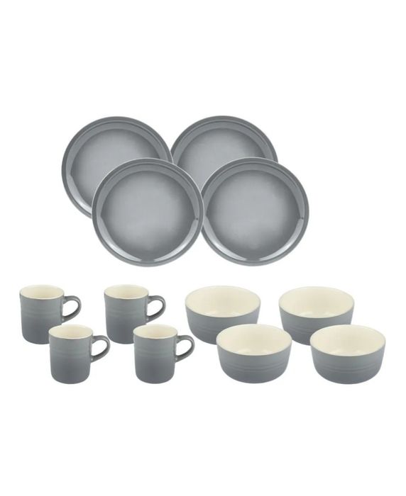 Nowy zestaw naczyń z porcelany 12 elementów